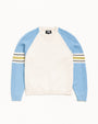 STRIPE RAGLAN CREW