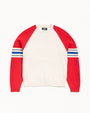 STRIPE RAGLAN CREW