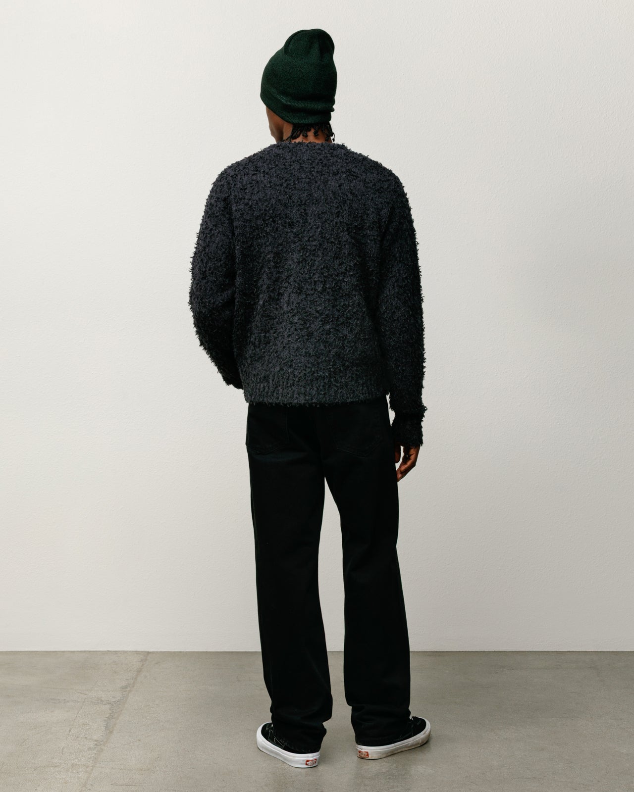 Textured Cardigan - Black | Knits | Stüssy UK
