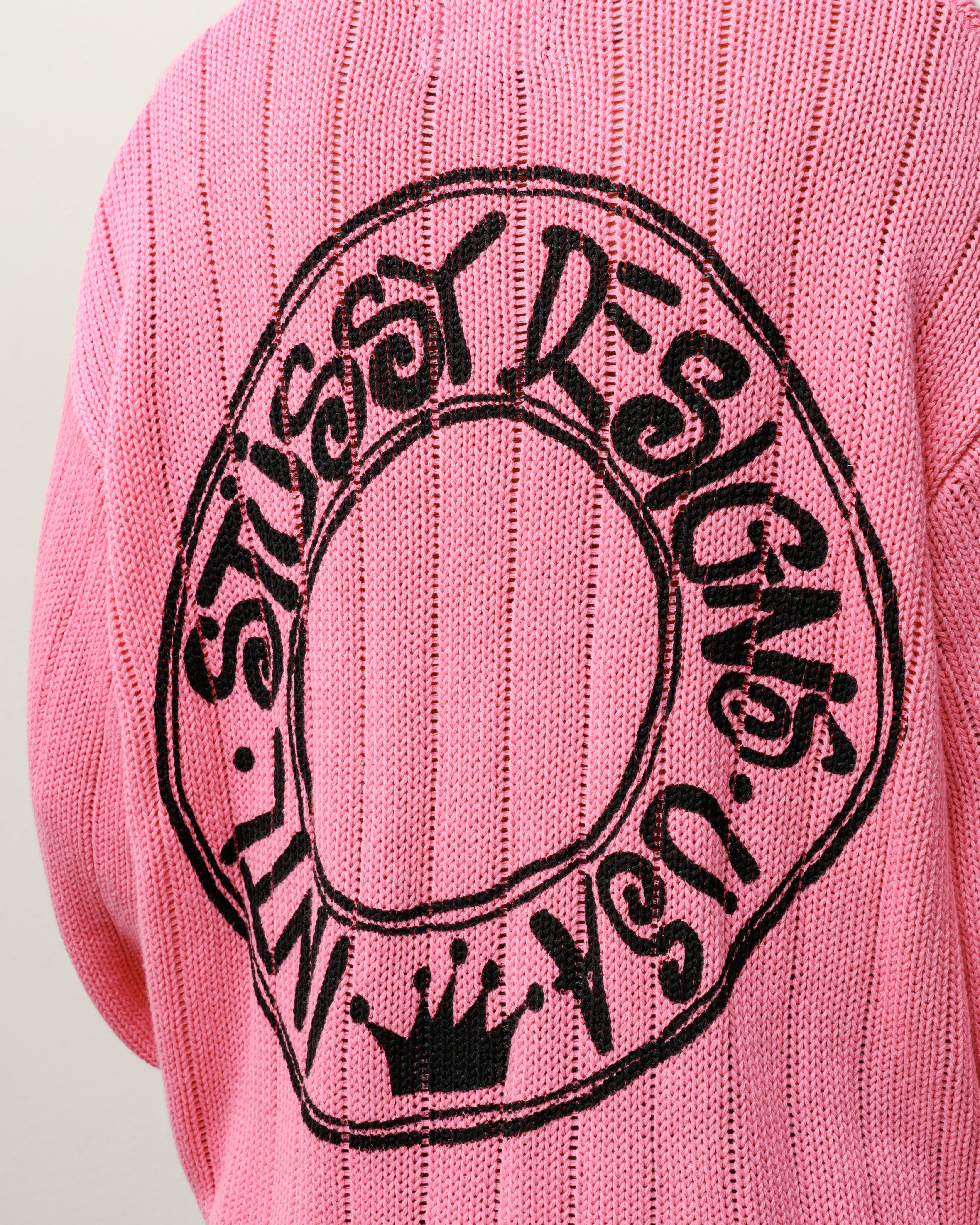 Buana Logo Sweater – Pink | Tops & Knits | Stüssy UK