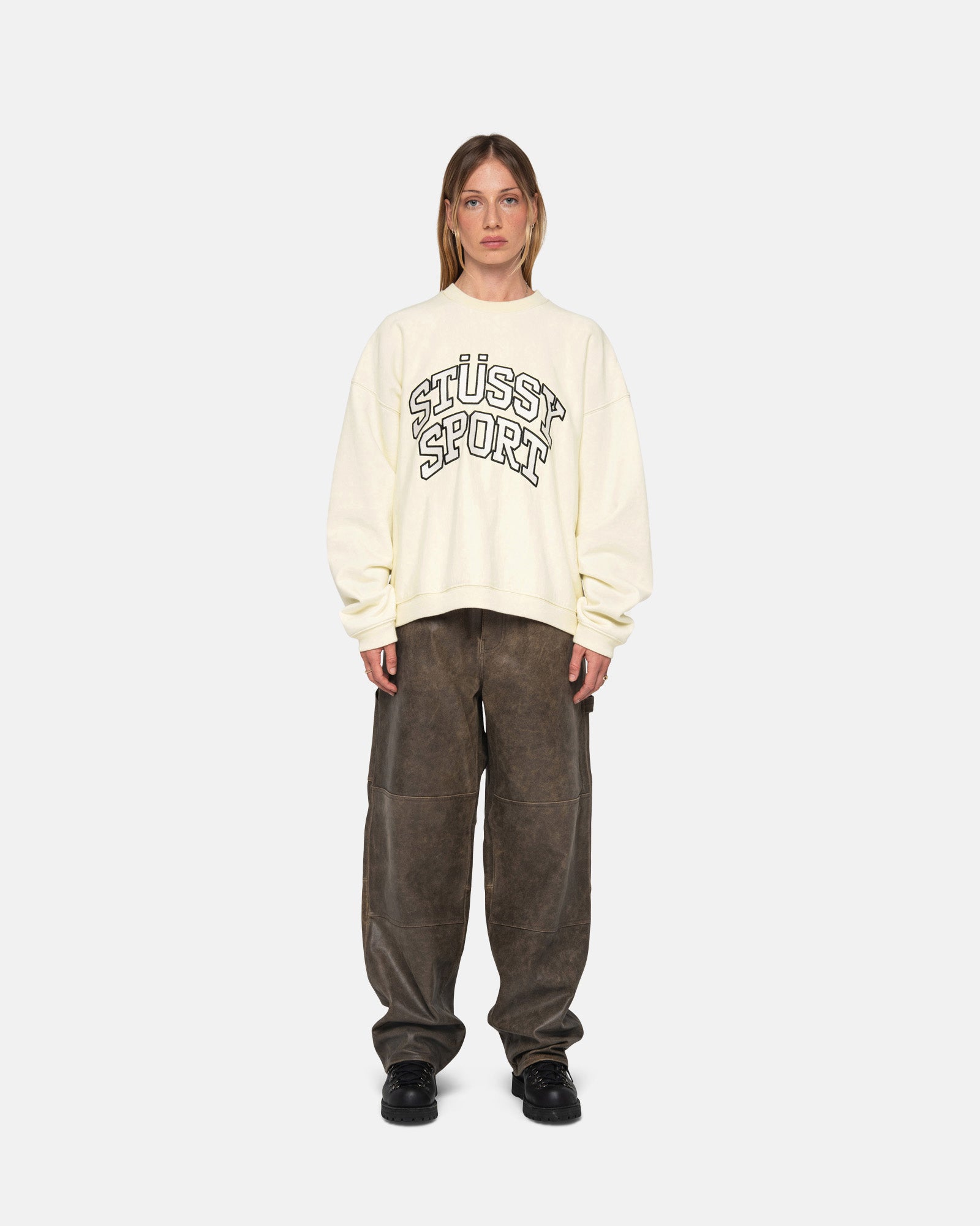 STÜSSY SPORT RELAXED OVERSIZED CREW