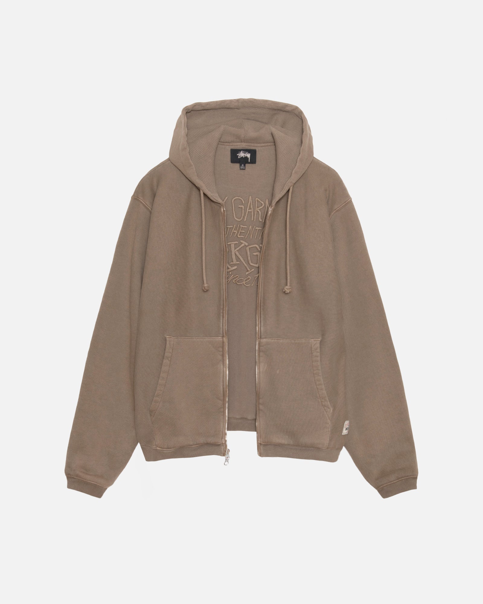 Brown hoodie zip up online