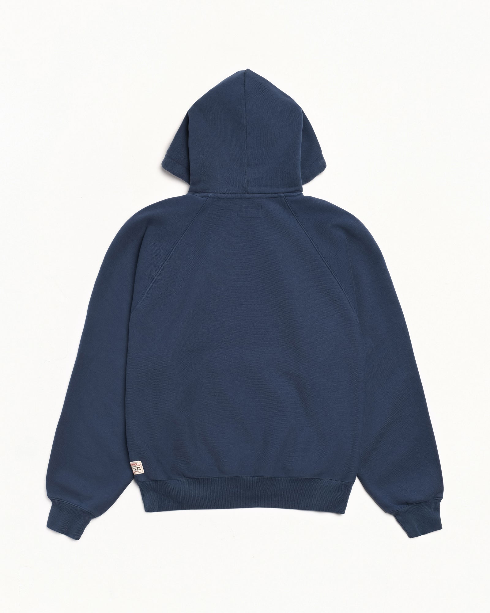 Fleece Raglan Hood Mens Long Sleeve In Navy