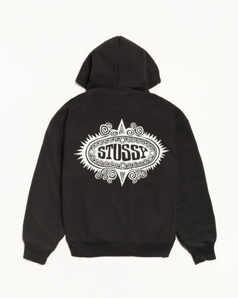 Mantra Zip Hood Mens Long Sleeve In Black