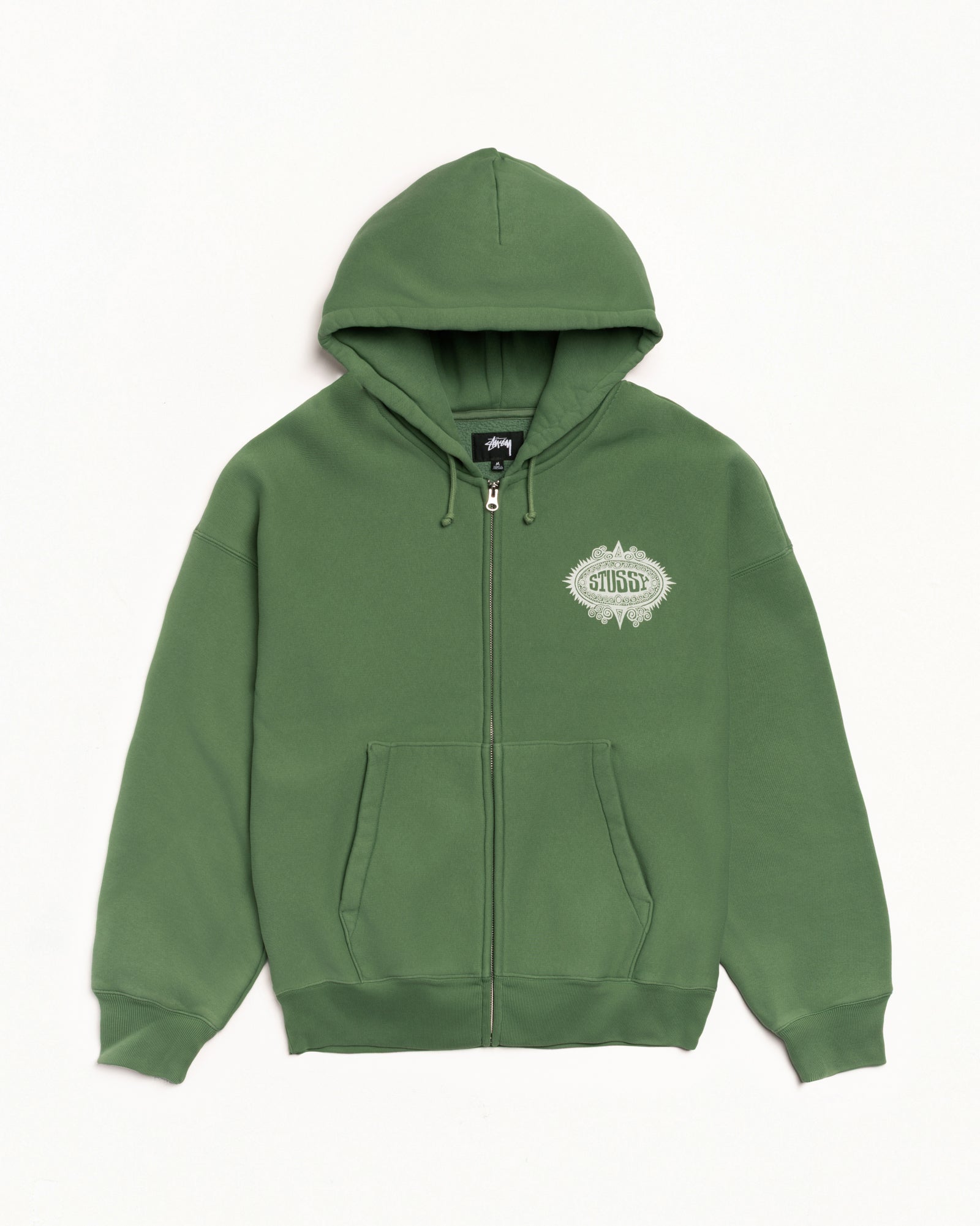 Mantra Zip Hood Mens Long Sleeve In Green