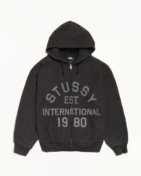 希少ソウル限定色　STUSSY ESTABLISHED ZIP HOODIE Established Zip Hoodie – Black | Sweats | Stüssy UK