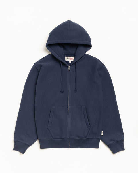 Sweats Zip Hoodie Mens Long Sleeve In Navy