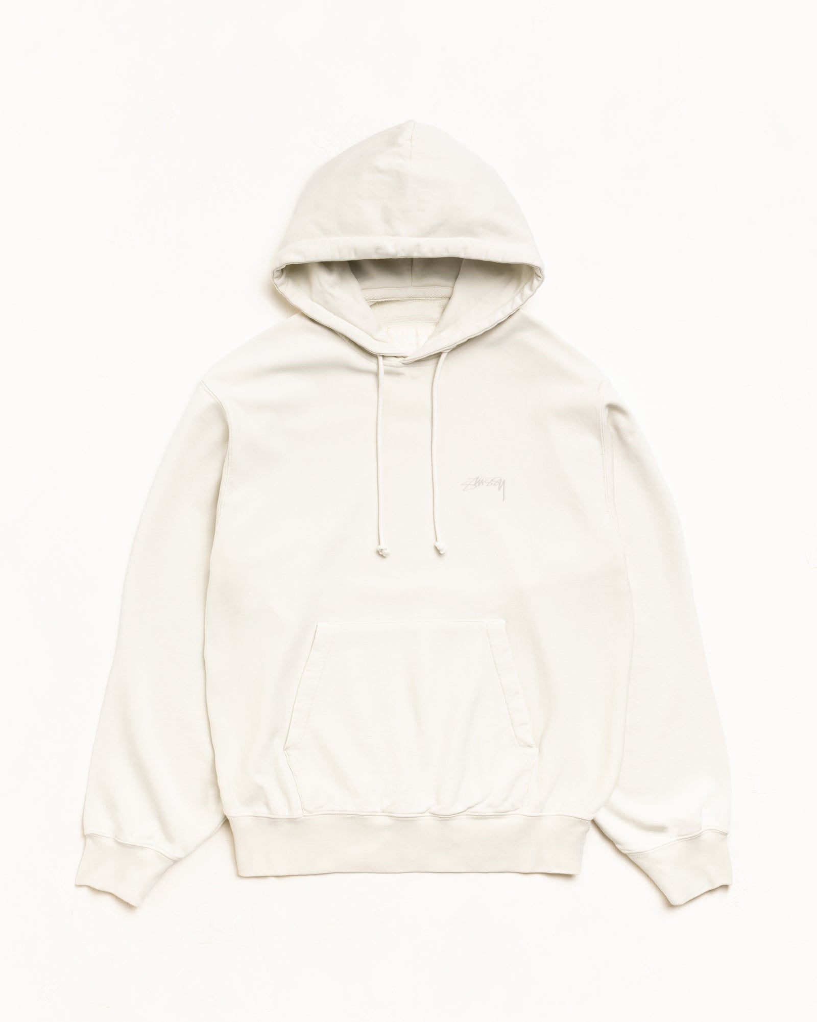 Lightweight Terry Hoodie Unisex Long Sleeve In Stone