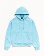 CURSIVE APPLIQUE ZIP HOODIE