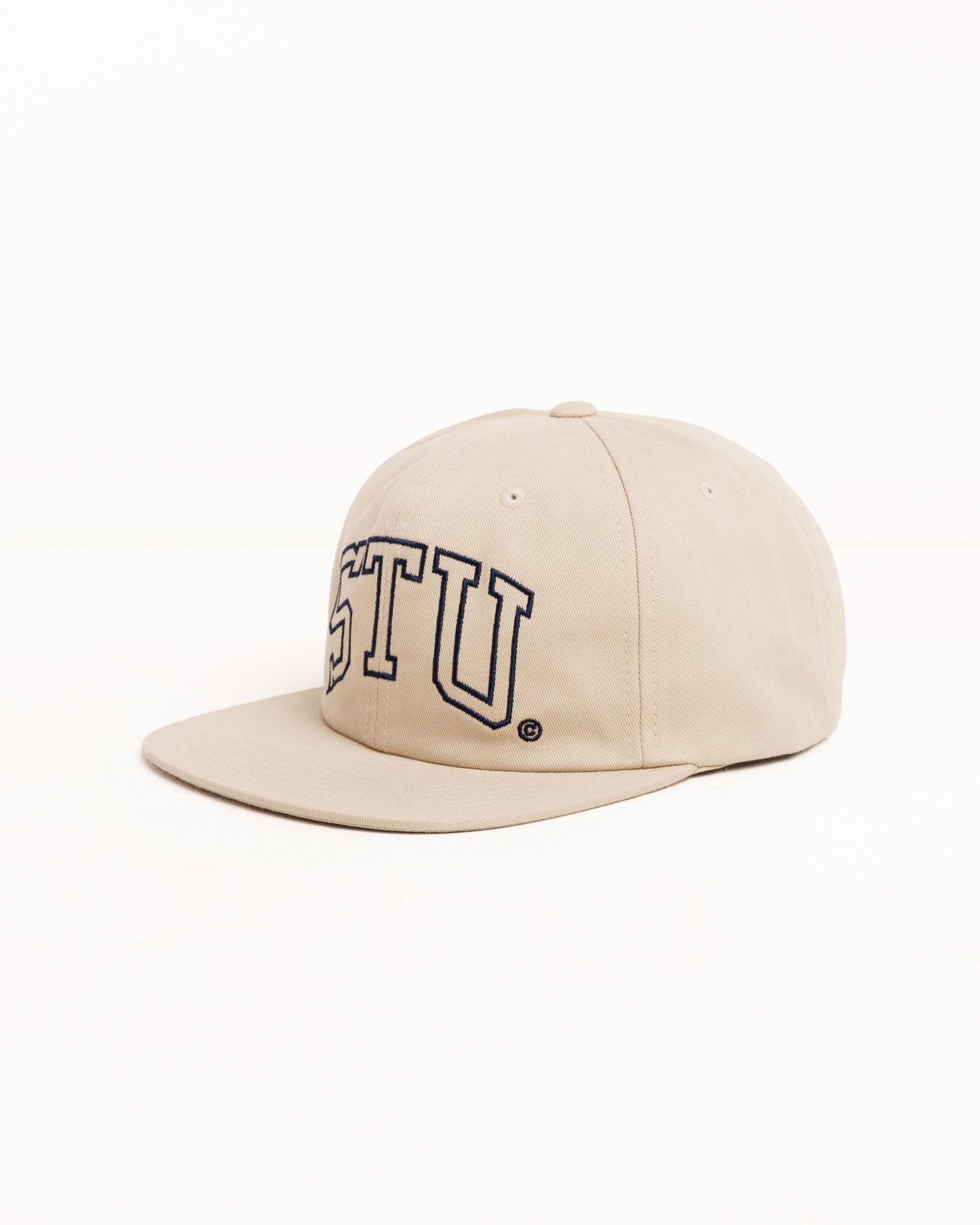 Stu Arch Strapback Cap Accessories In Natural