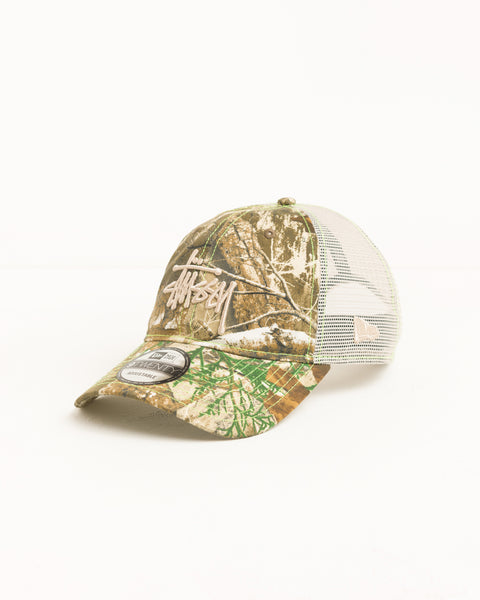 Basic Trucker 9twenty Cap Unisex In Real Tree Edge
