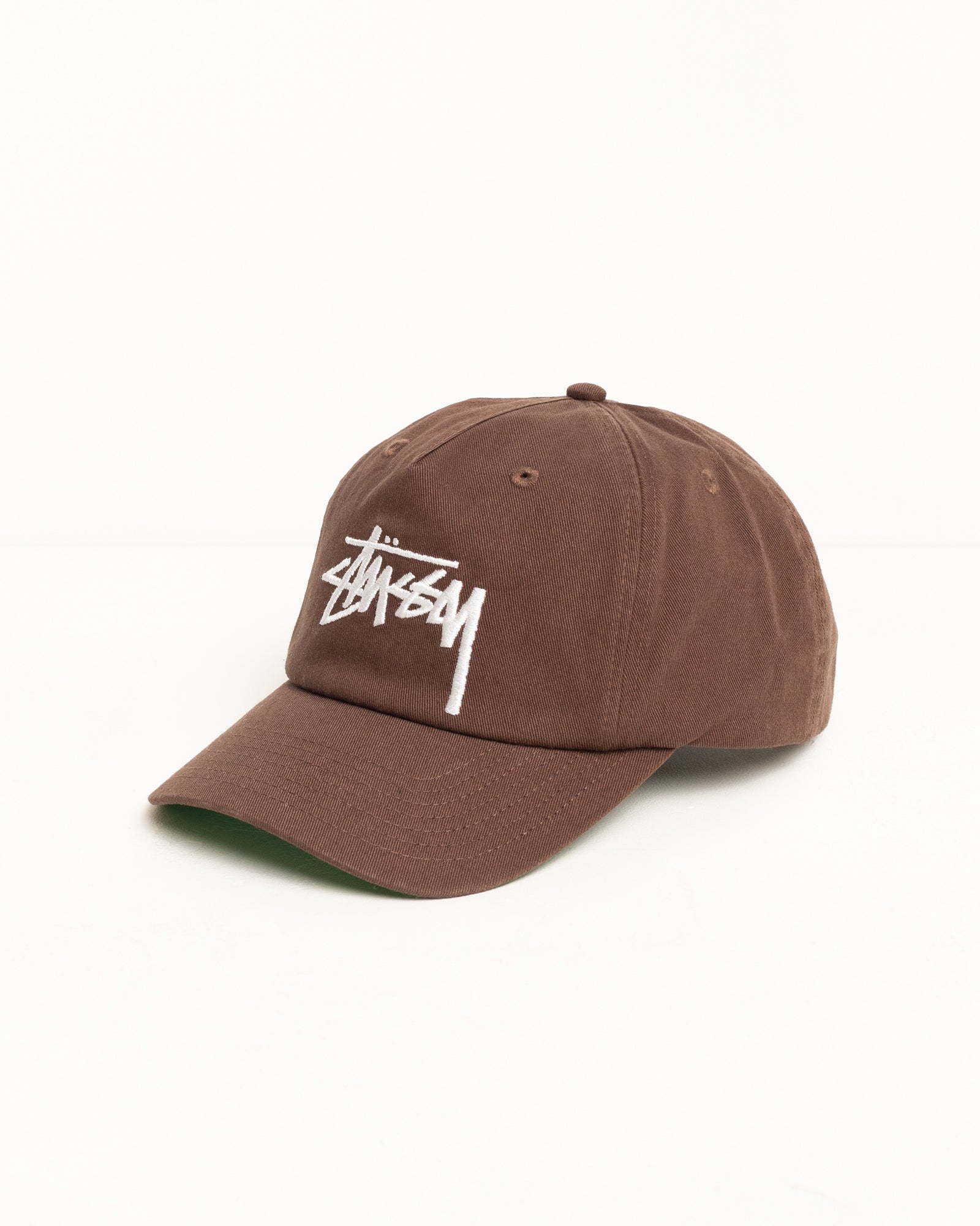 STUSSY コーデュロイ キャップ フェード ブラウン xpv Stüssy Mid-Depth Big Stock Snapback Cap | Chocolate | SVD UAE