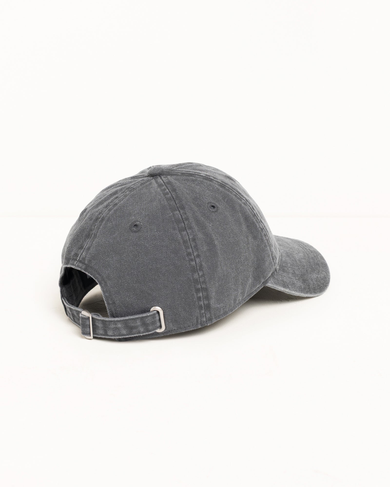Basic Stüssy Cap Washed – Charcoal | Headwear | Stüssy UK