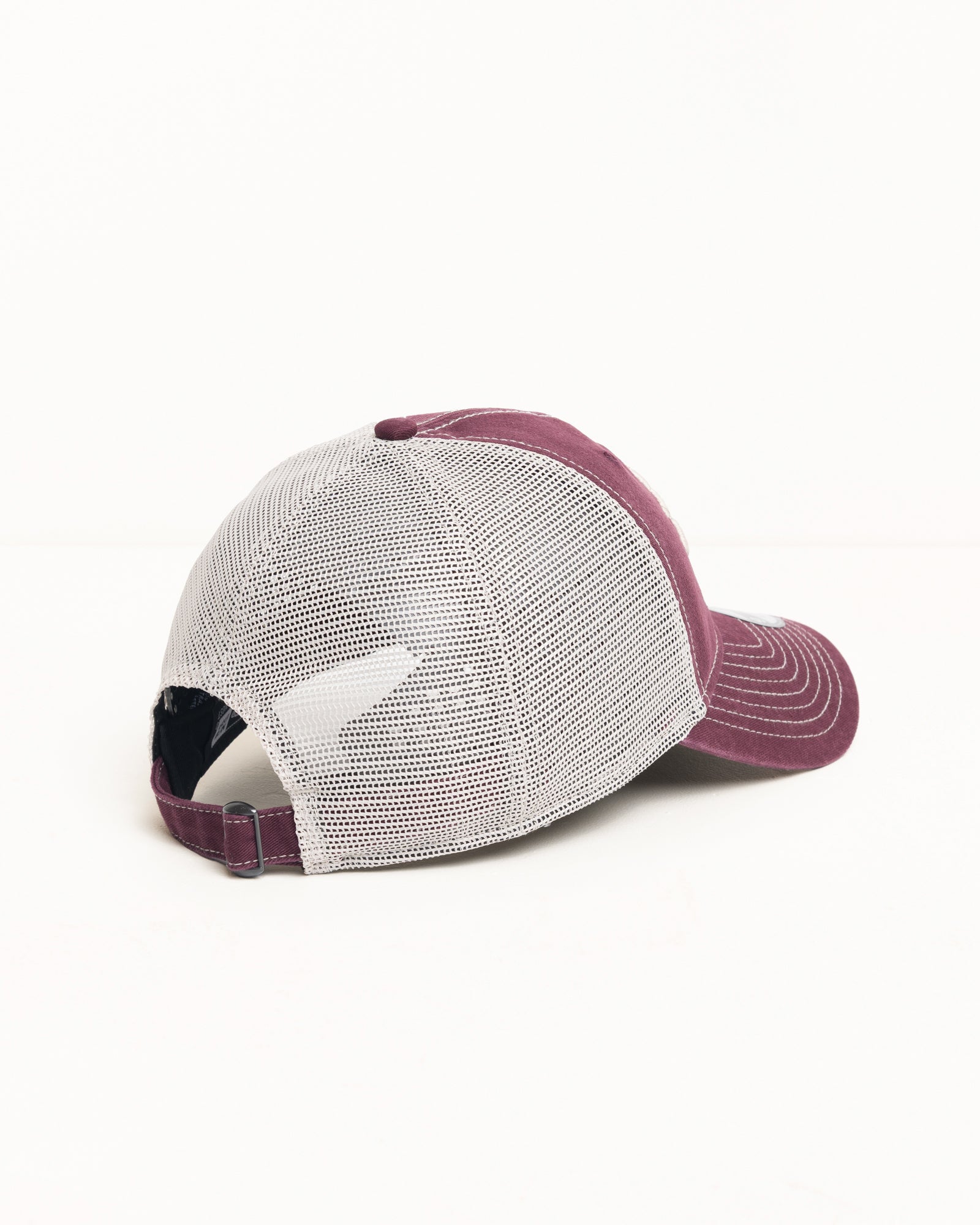 New Era 9Twenty Washed Basic Trucker – Maroon | Headwear | Stüssy UK