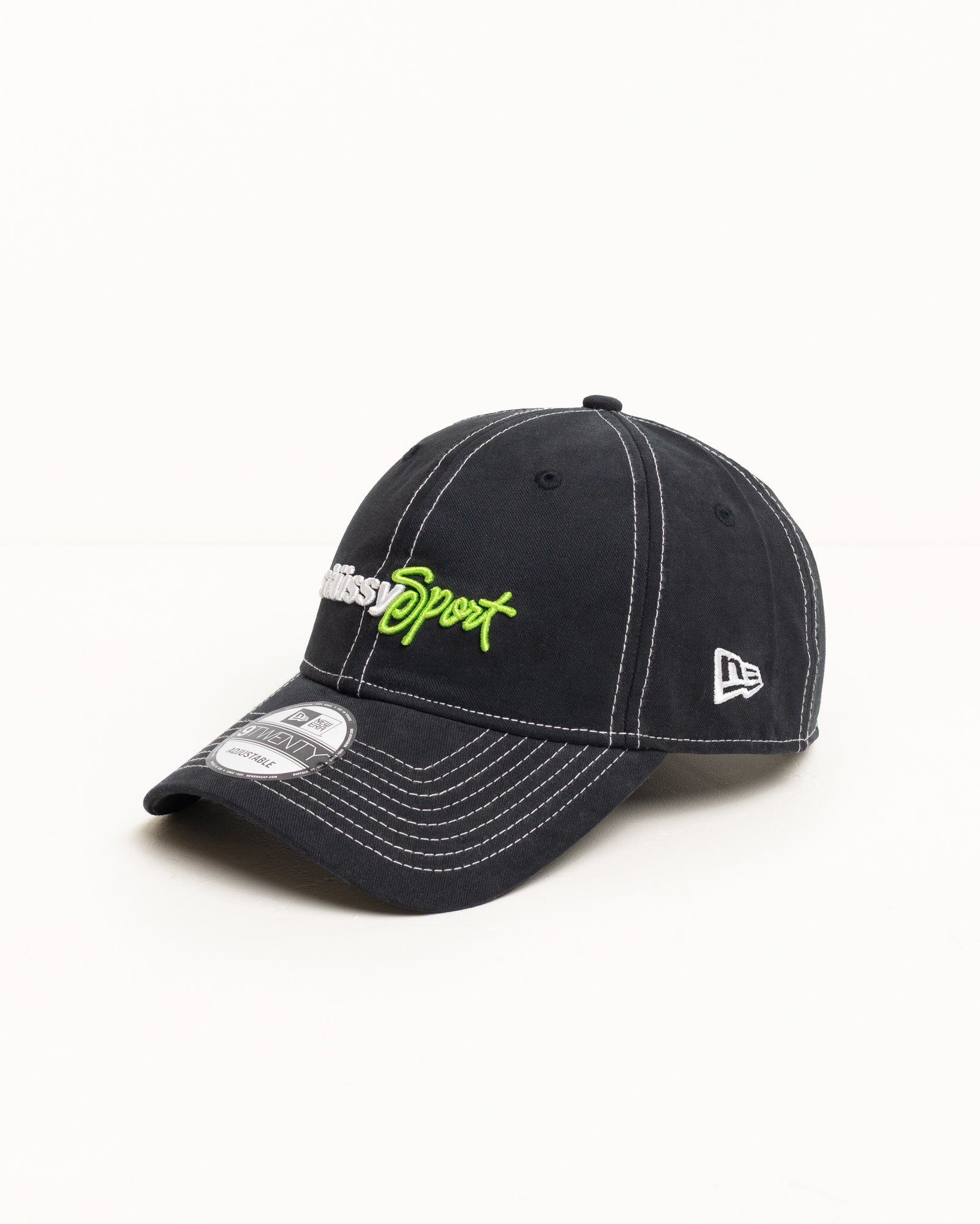 New Era 9Twenty Stüssy Sport Strapback – Black | Headwear | Stüssy UK