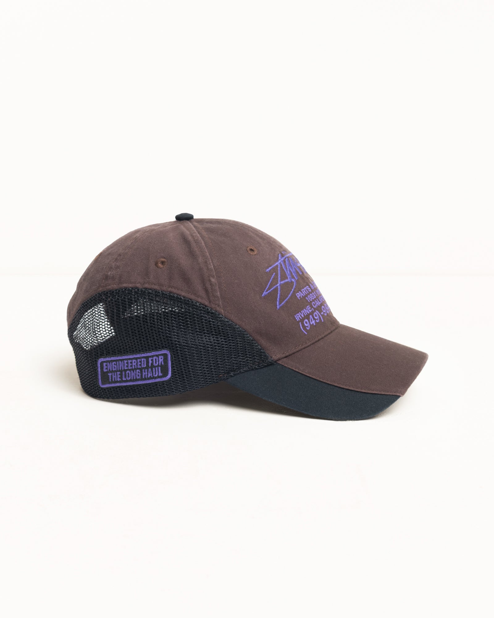 Parts & Service Mesh Cap – Brown | Headwear | Stüssy UK