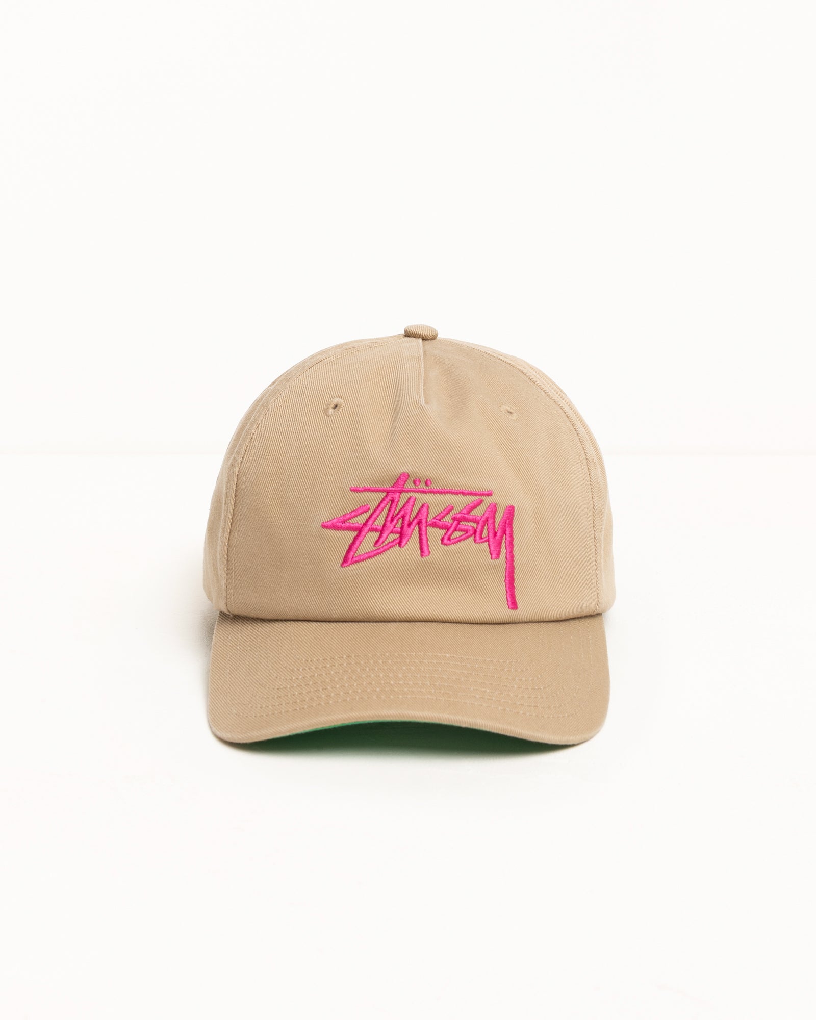Big Stock Mid Depth Cap Accessories In Khaki