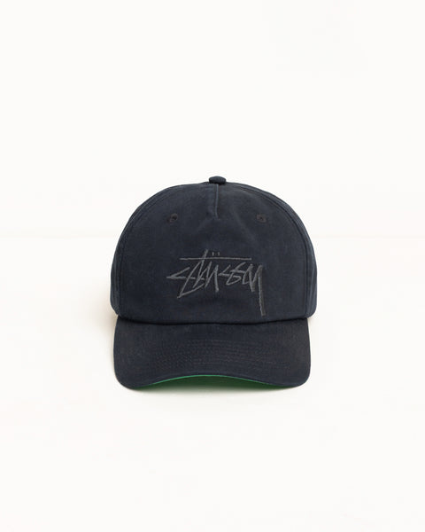 Big Stock Mid Depth Cap Accessories in the color Navy Eclipse