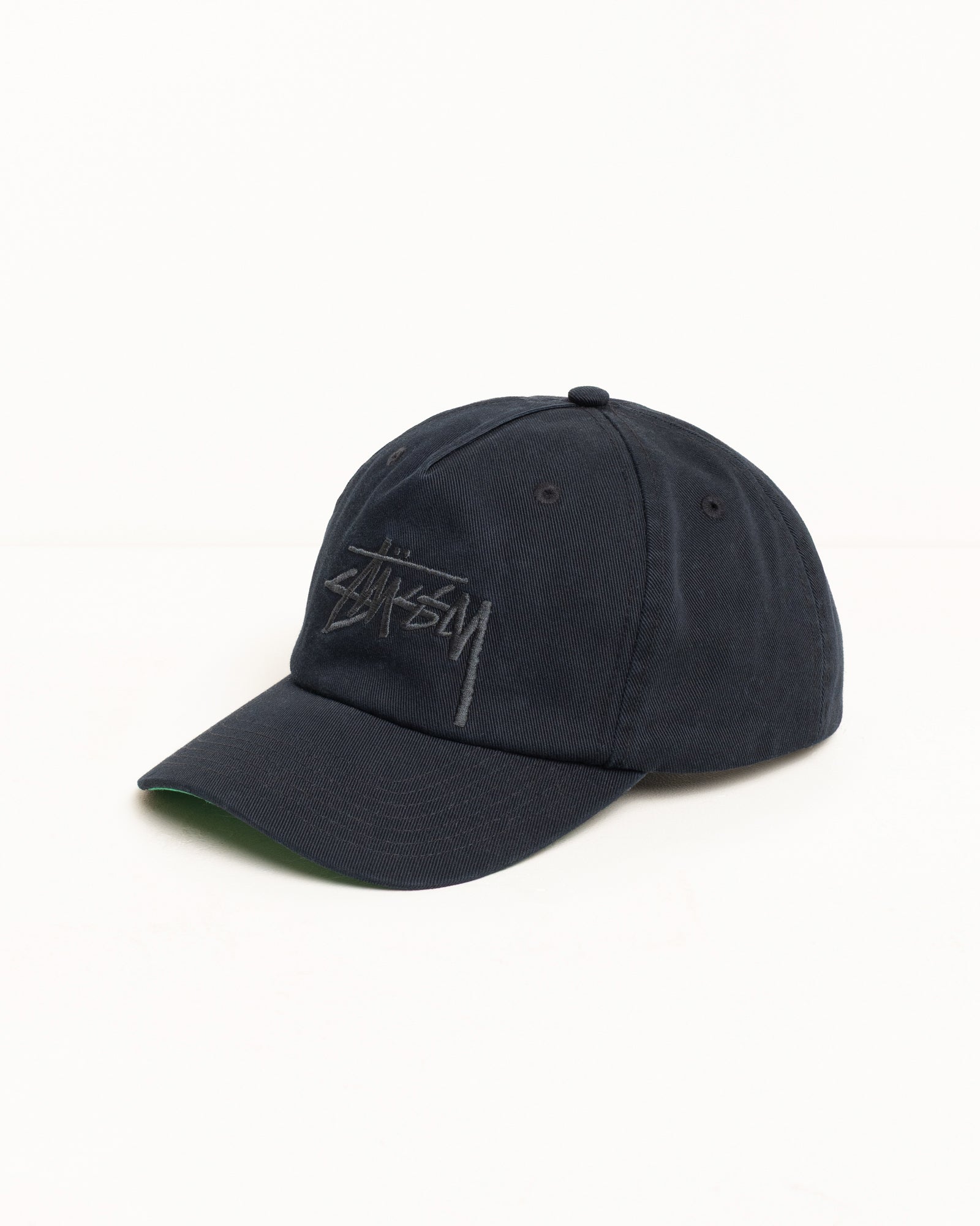 Mid-Depth Big Stock Snapback – Navy Eclipse | Headwear | Stüssy UK