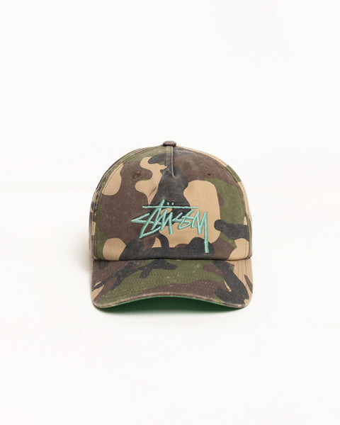 Big Stock Mid Depth Cap Accessories In Woodland Camo