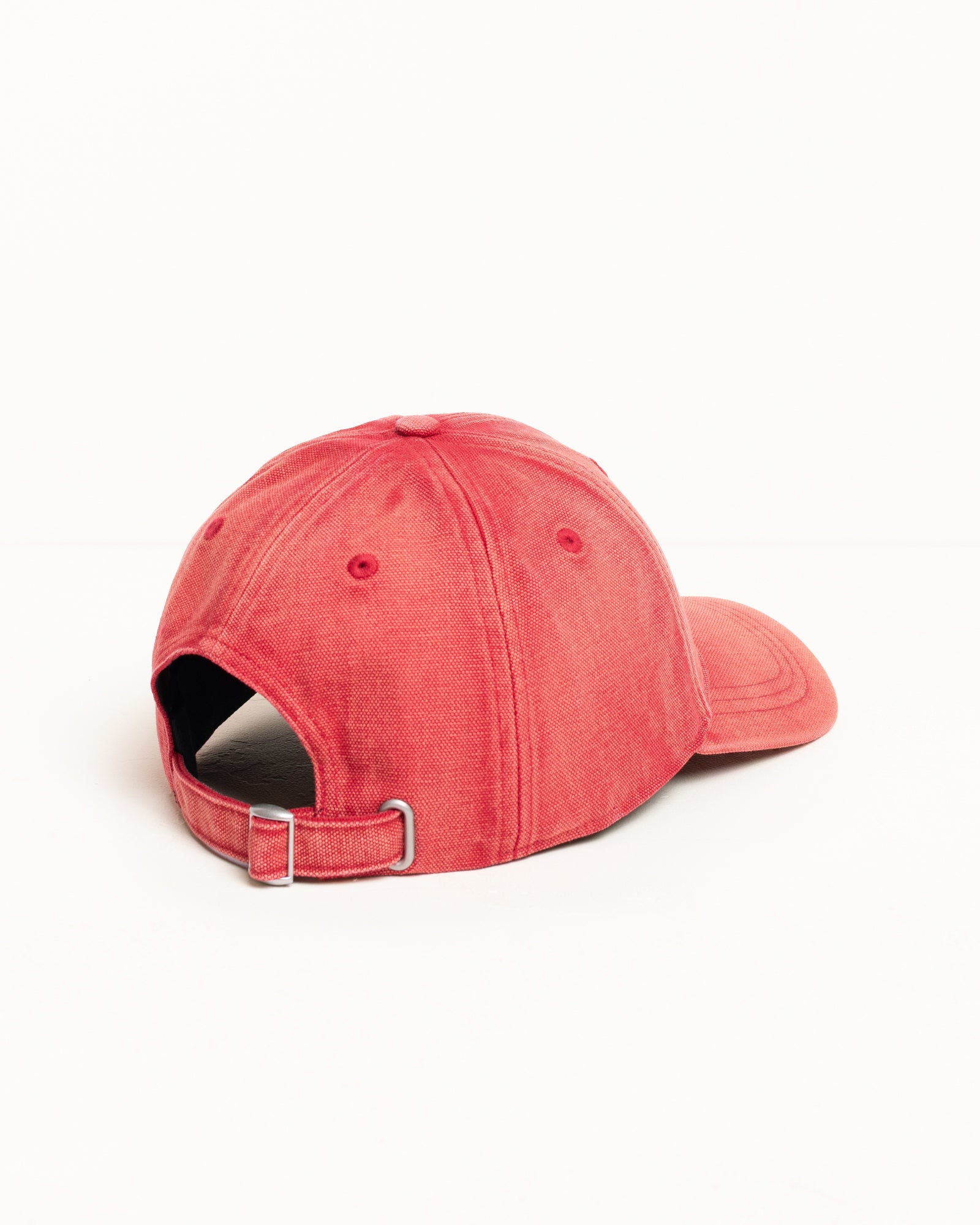Basic Stüssy Cap Washed Canvas – Red | Headwear | Stüssy UK