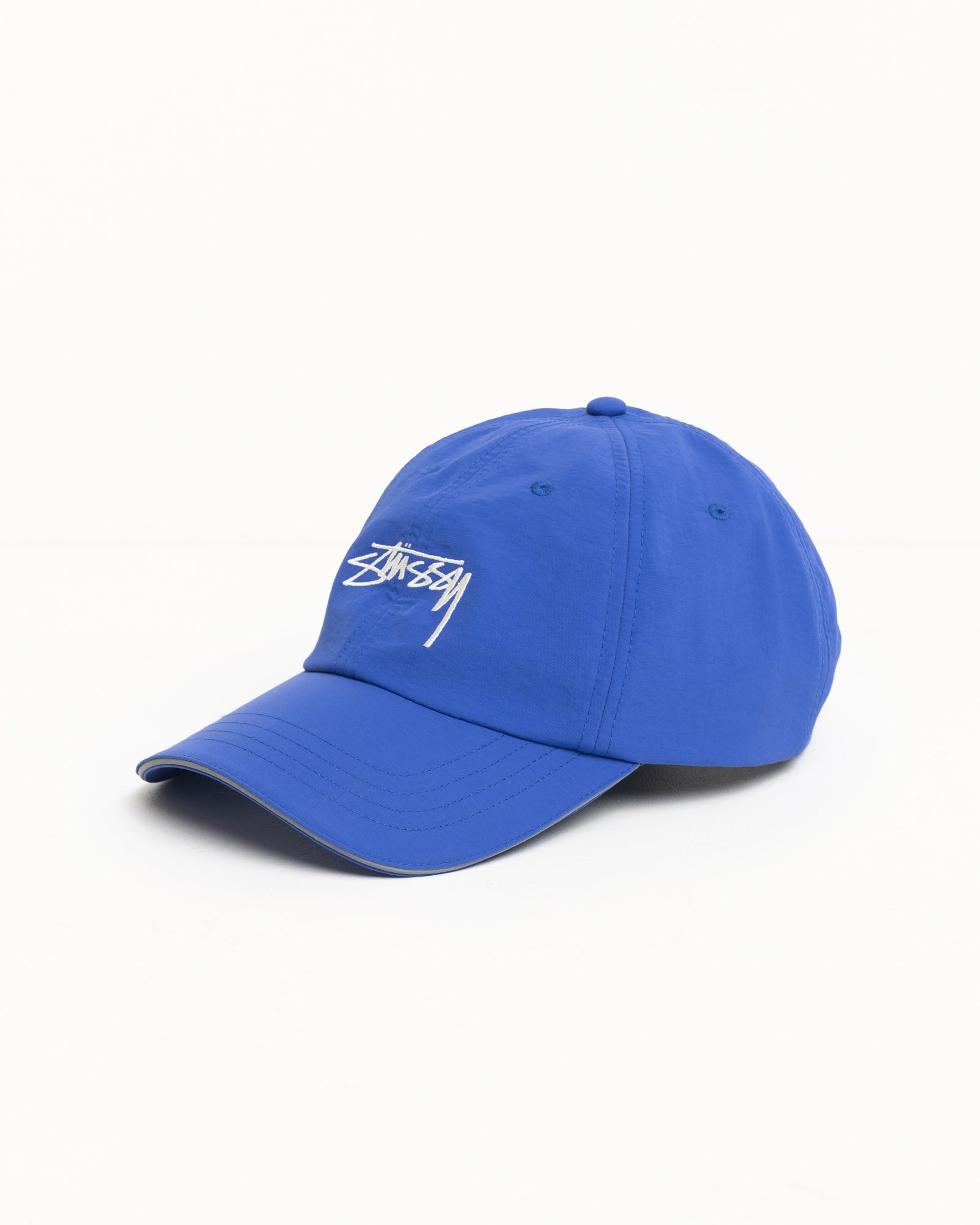 Smooth Stock Nylon Sport Cap - Blue | Headwear | Stüssy UK