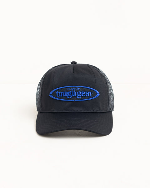 Tough Gear Trucker – Black | Headwear | Stüssy UK