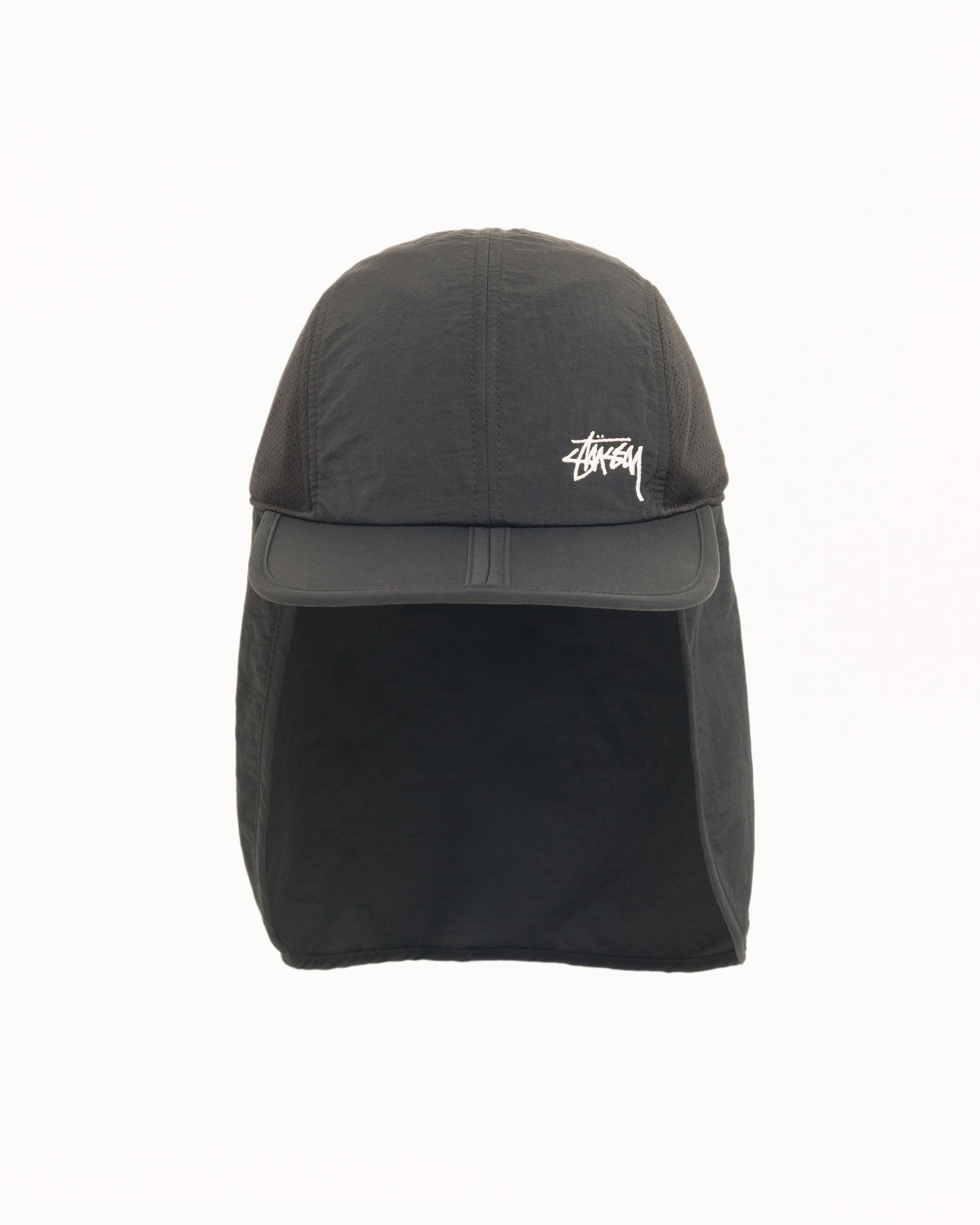 Foldable Shade Hat Unisex In Black