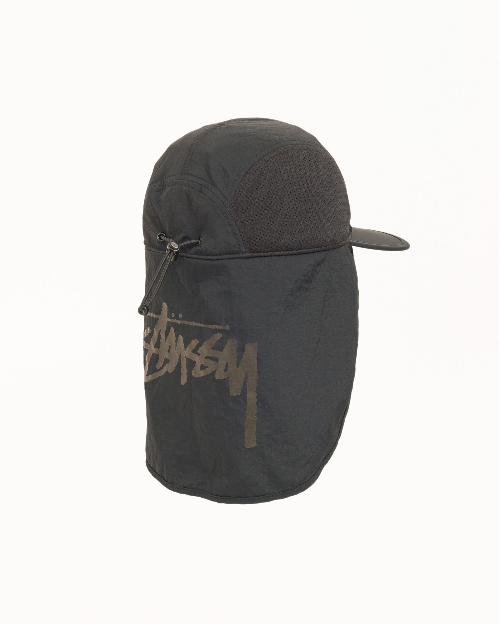 Foldable Shade Hat Unisex In Black