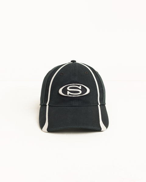 Lp S Oval Strapback Cap Unisex In Black