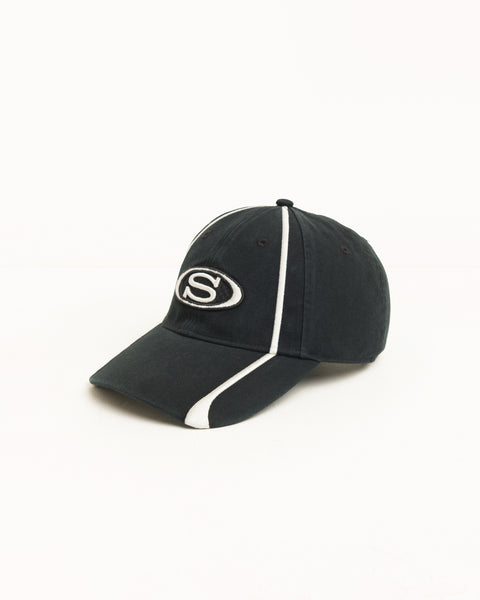 Lp S Oval Strapback Cap Unisex In Black