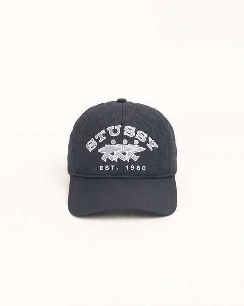 Md Quilted Surfwalk Cap Unisex In Black