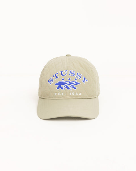Md Quilted Surfwalk Cap Unisex In Khaki