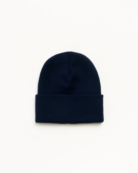 Stock Cuff Beanie Unisex In Eclipse Navy