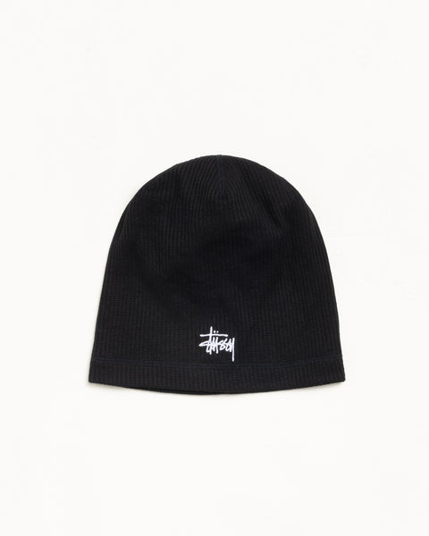 Waffle Skullcap – Black | Headwear | Stüssy UK