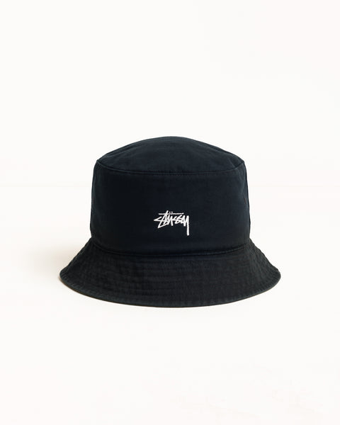 Reversible Stock Bucket Hat Unisex In Black/olive