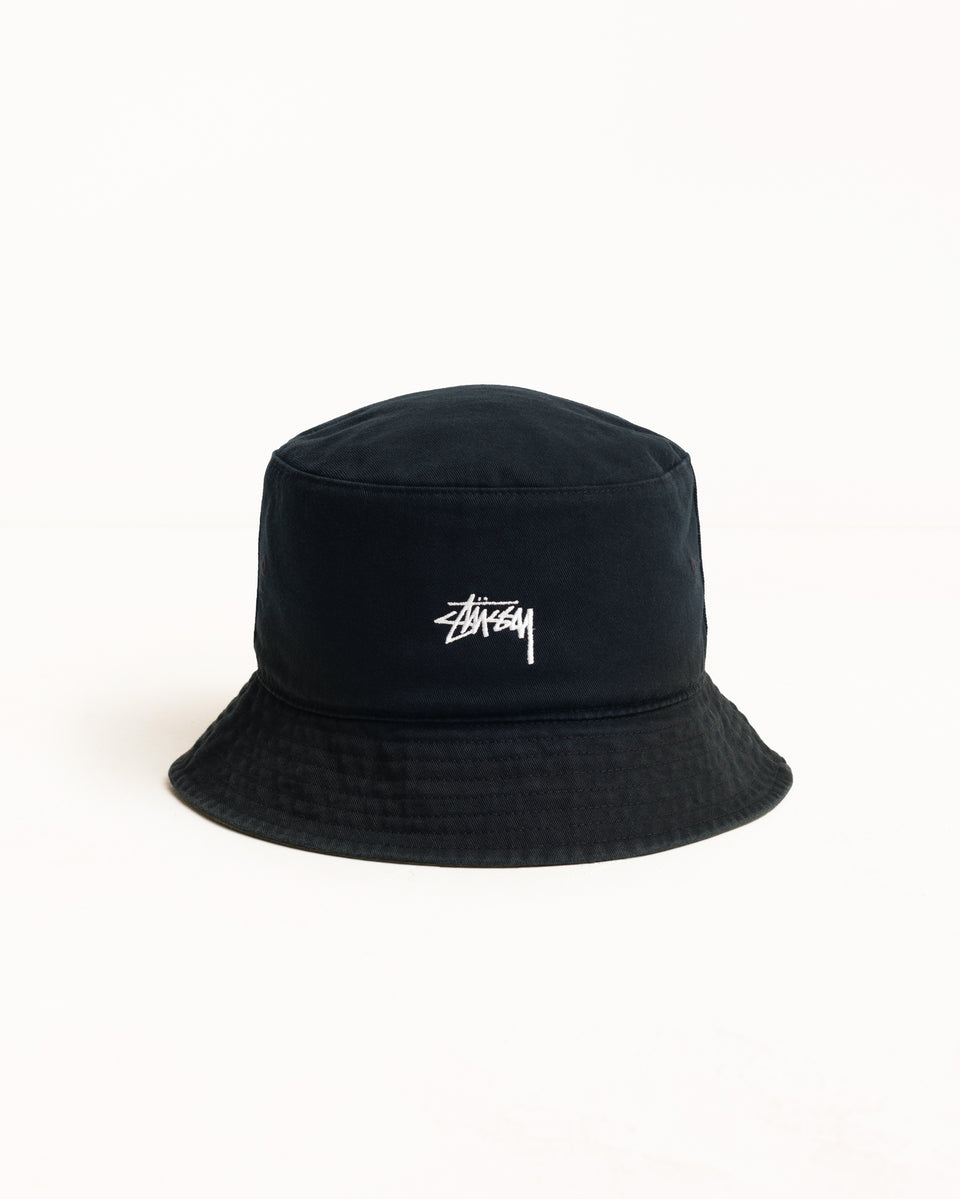 Reversible Stock Bucket Hat Unisex In Black/olive