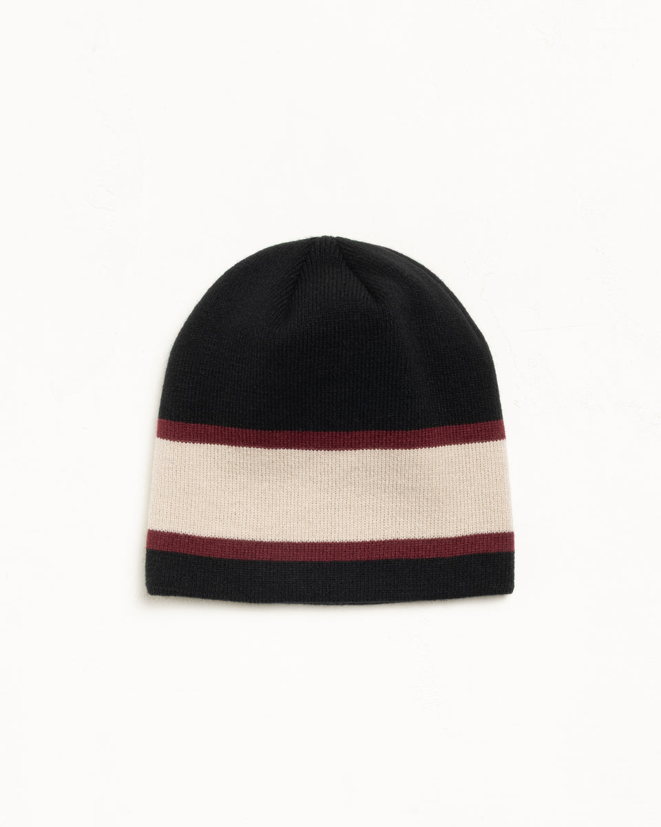 Stüssy Sport Stripe Skullcap Accessories In Black