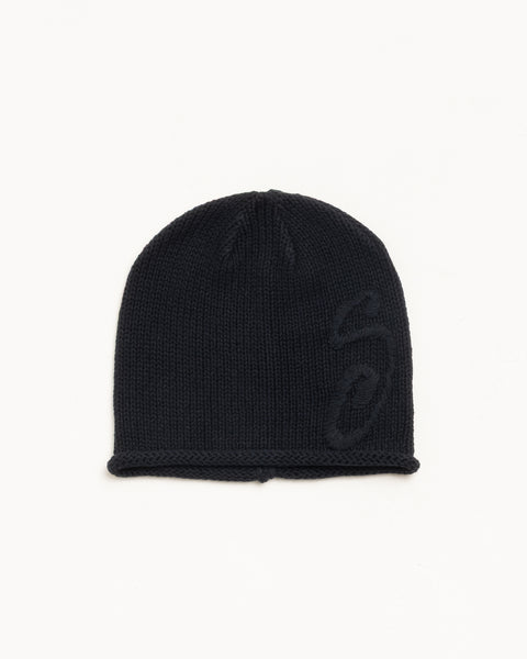 S Knit Skullcap – Black | Headwear | Stüssy UK