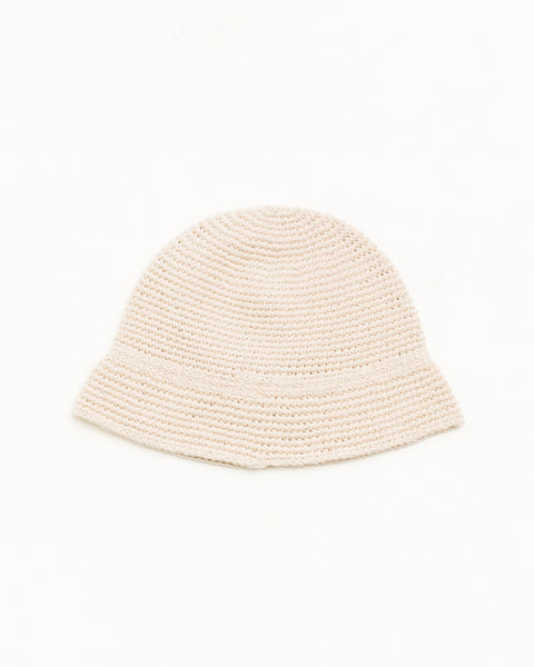 Basic Linen Knit Bucket Unisex In Oat