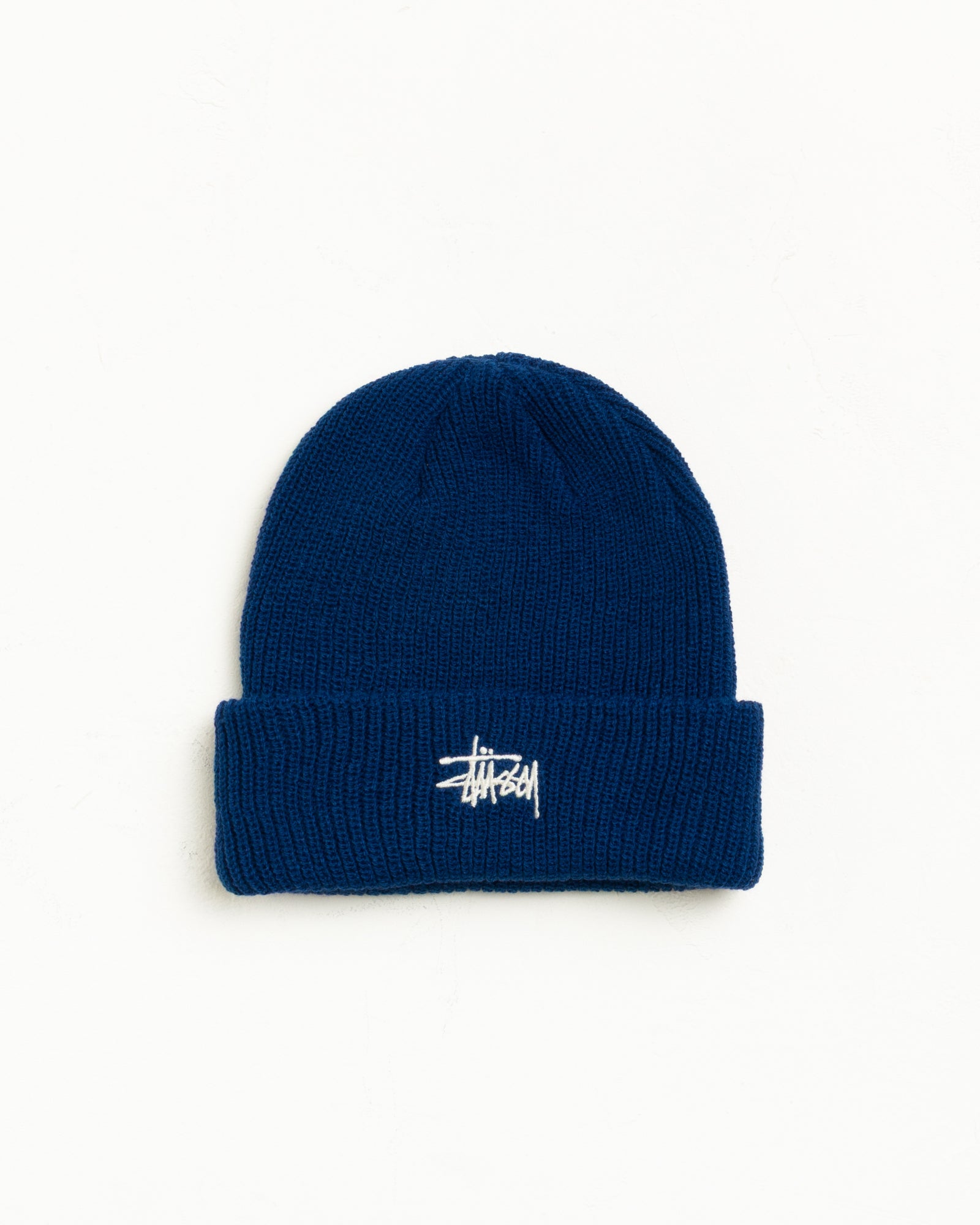 Basic Cuff Beanie Unisex In Blueberry