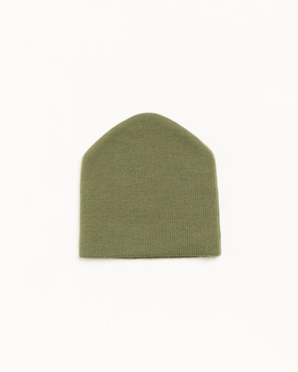 Oval Ski Beanie Unisex In Moss Green