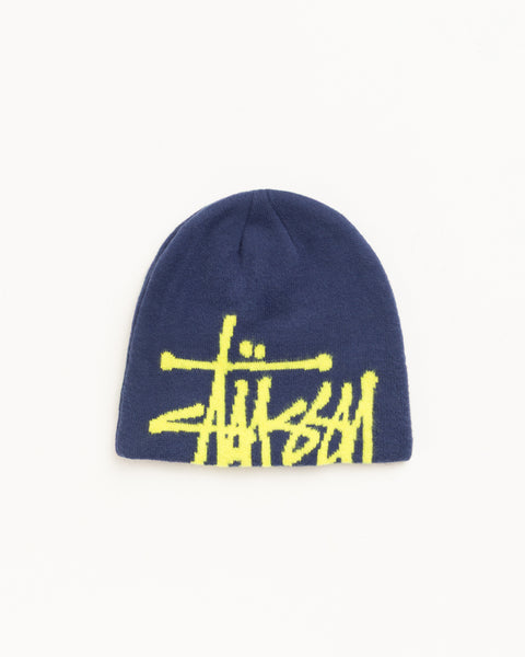 Brushed Out Basic Skullcap Unisex In Navy