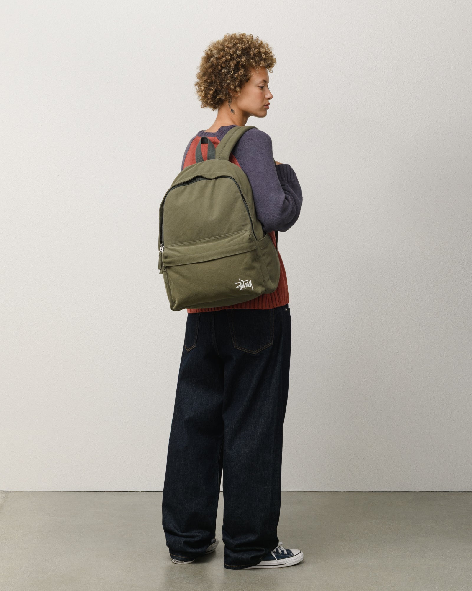 STUSSY リュック カーキ Canvas Backpack - Green | Accessories | Stüssy UK