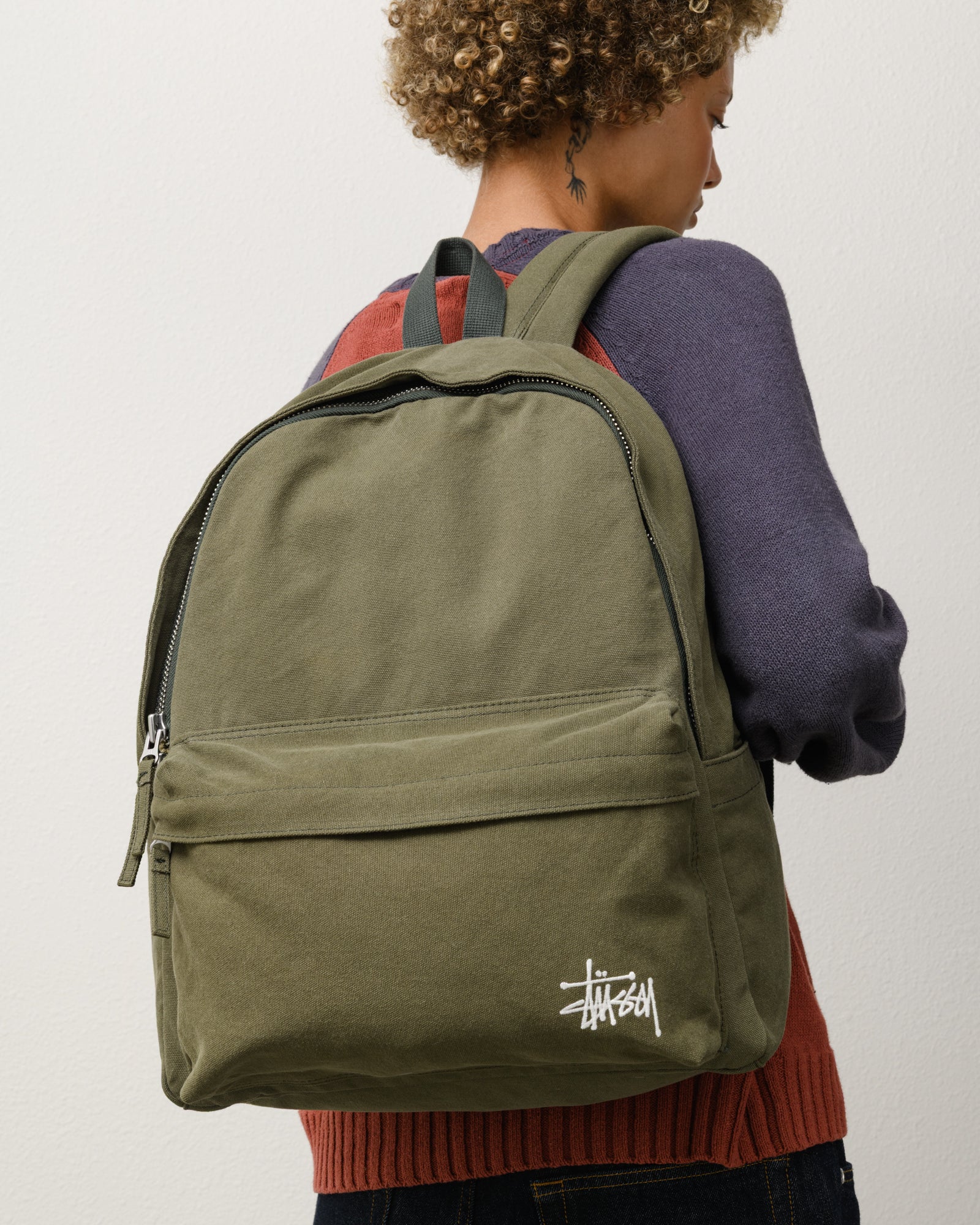 STUSSY リュック カーキ Canvas Backpack - Green | Accessories | Stüssy UK