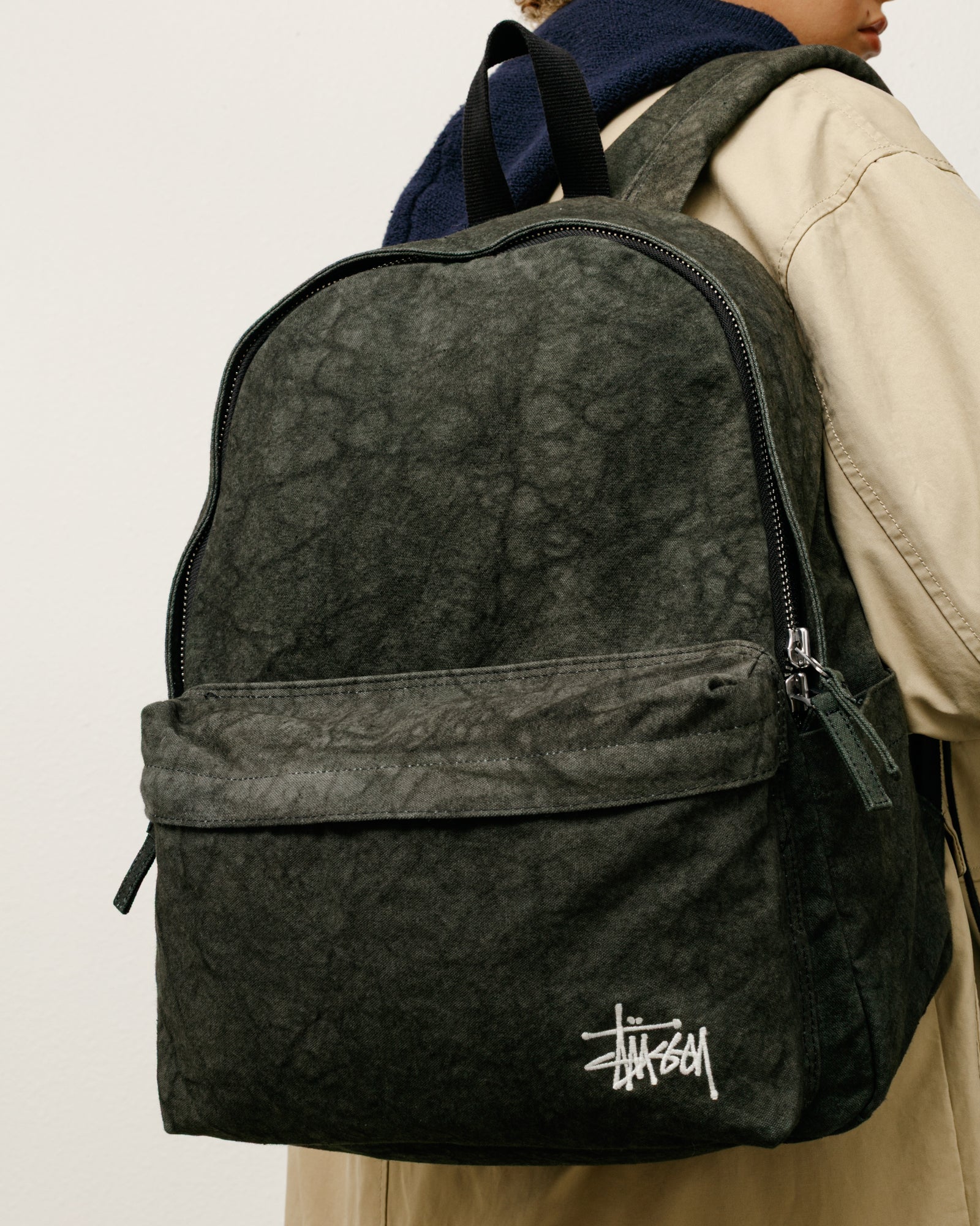 バッグ Stussy Canvas Backpack Washed Black Bag Canvas Backpack – Washed Black | Accessories | Stüssy UK