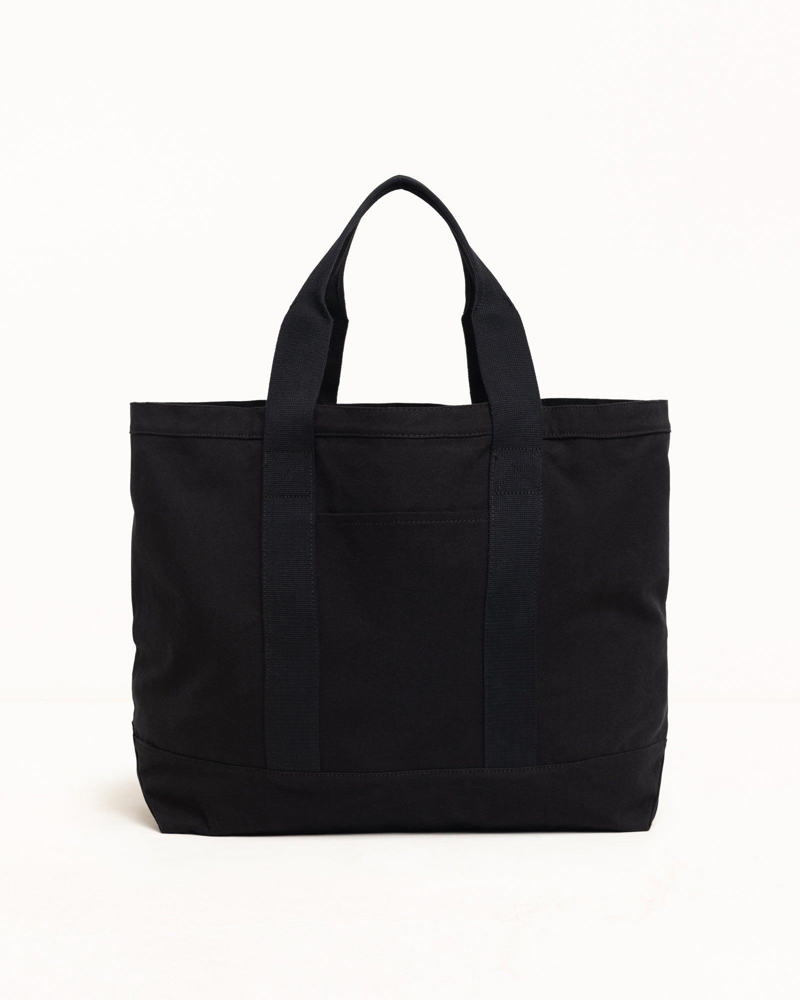 Canvas Extra Large Tote Bag Unisex In Black