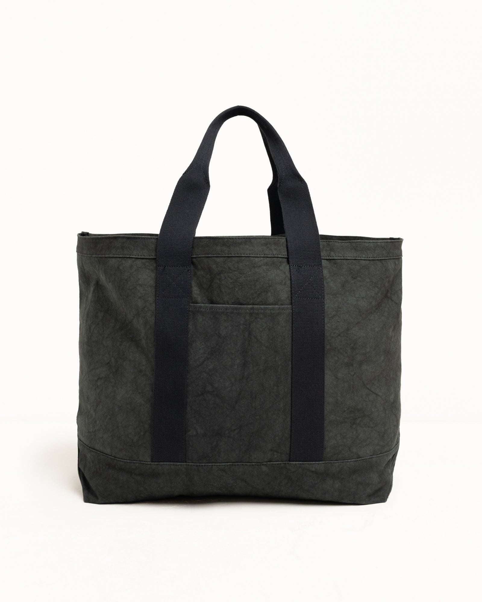 Canvas Extra Large Tote Bag Accessories In Washed Black