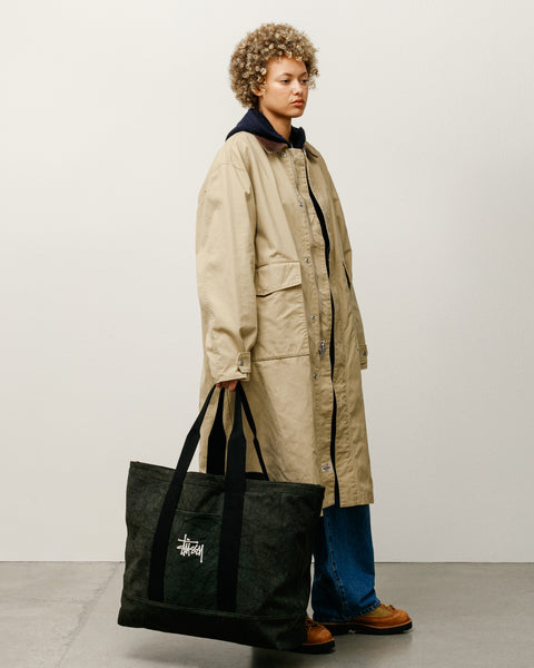 Canvas Extra Large Tote – Washed Black | Accessories | Stüssy UK