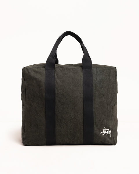 stussy　CANVAS FLIGHT BAG Canvas Flight Bag – Washed Black | Accessories | Stüssy UK